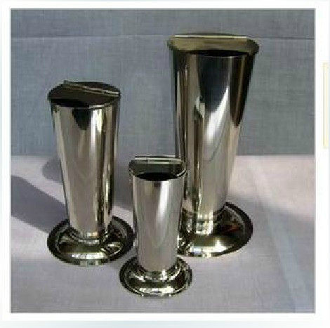 Stainless steel tweezers barrel Inverted cone-shaped bubble tweezers barrel with lid Large, medium and small tweezers barrel