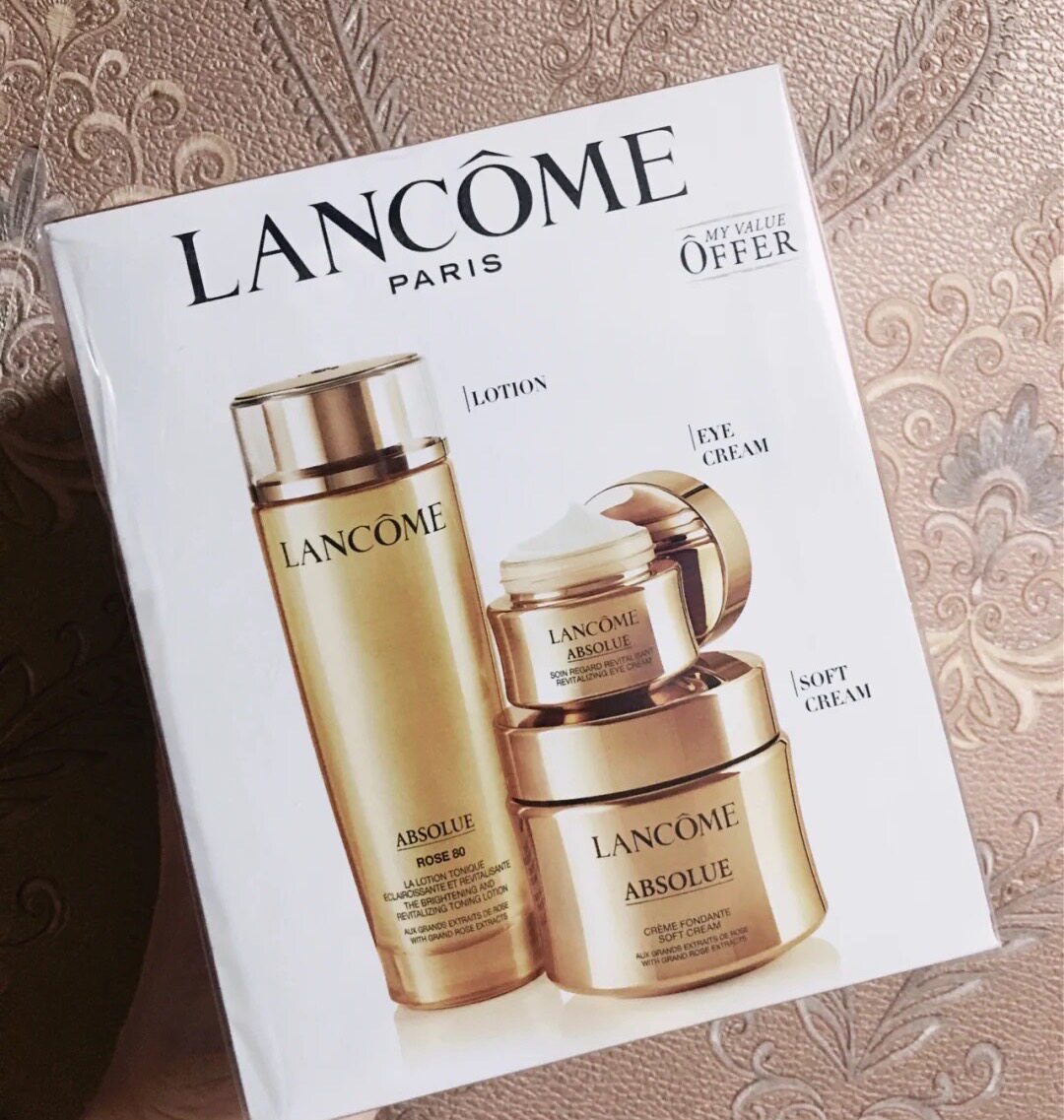 Ultra Value Lancome Lan Cyanine Pure Suit Essence Water 150ml Cyanine Pure Eye Cream 20ml Cyanine Pure Face Cream 60ml