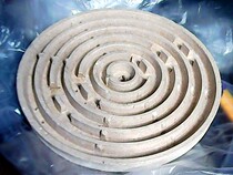 Electric furnace plate flat concave diameter 100120130150160180190200220250 ceramic plate joint furnace wire