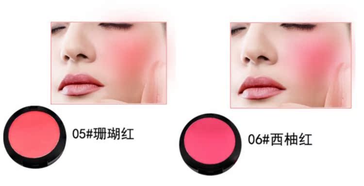 Màu hồng nhẹ nhàng đỏ hồng trang điểm nude tự nhiên màu đỏ đích thực với màu sáng kéo dài mờ rouge sun đỏ nữ má hồng 3ce 6 ô