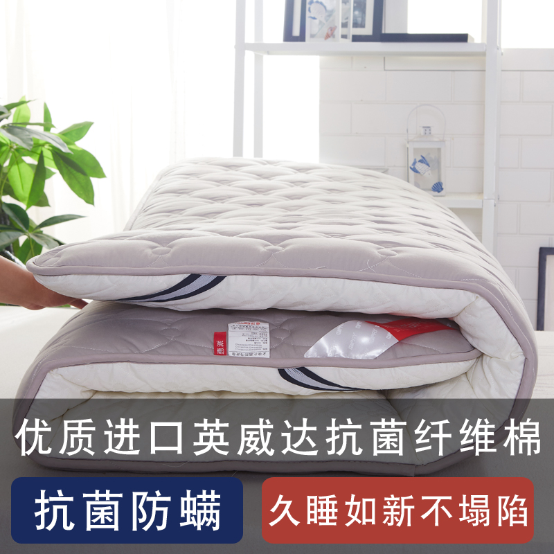Anti-mite cotton bedding quilt 1 5m mat Double household thickened mattress protective pad Soft mattress non-slip custom