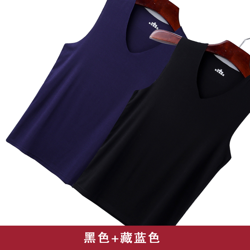 Đánh dấu vest nam dây băng V cổ áo-sửa chữa ediphon kiểu mùa hè không tay T-shirt chặt chẽ đàn hồi tập thể dục rộng vai đáy T-shirt