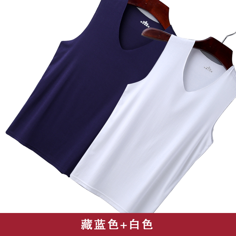 Đánh dấu vest nam dây băng V cổ áo-sửa chữa ediphon kiểu mùa hè không tay T-shirt chặt chẽ đàn hồi tập thể dục rộng vai đáy T-shirt