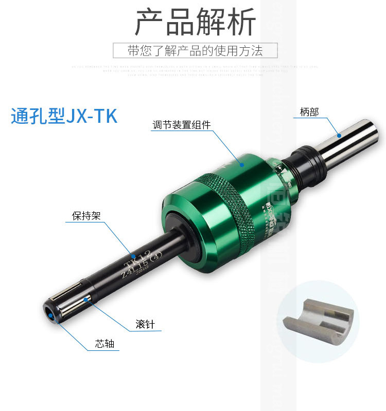 精翔内孔滚光刀 内径滚压刀 通孔盲孔挤光刀滚轧头 镜面滚刀 包邮-阿里巴巴