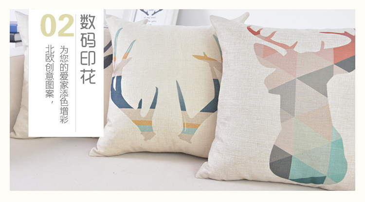 Simple bông gối trở lại văn phòng thắt lưng gối bìa sofa vải đệm gối bìa mà không có lõi lại - Trở lại đệm / Bolsters gối mền 2in1