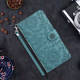 Soft Pink Floral Embossed Wallet iPhone Stand Flip cover iPhone Case for iPhone 17, 16, 15, 14 and 13