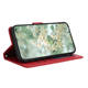 Soft Pink Floral Embossed Wallet iPhone Stand Flip cover iPhone Case for iPhone 17, 16, 15, 14 and 13