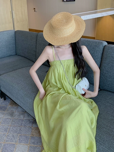 Пляжное платье из провинции Юньнань, весенняя длинная юбка, Таиланд, французский стиль