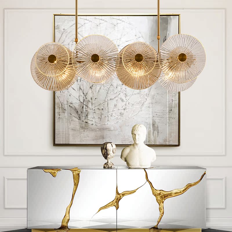 Modern creative personality after National Day New products Light extravagant chandeliers designer Wind atmosphere extravaganza Dining Room Light Bar Lamps Bar