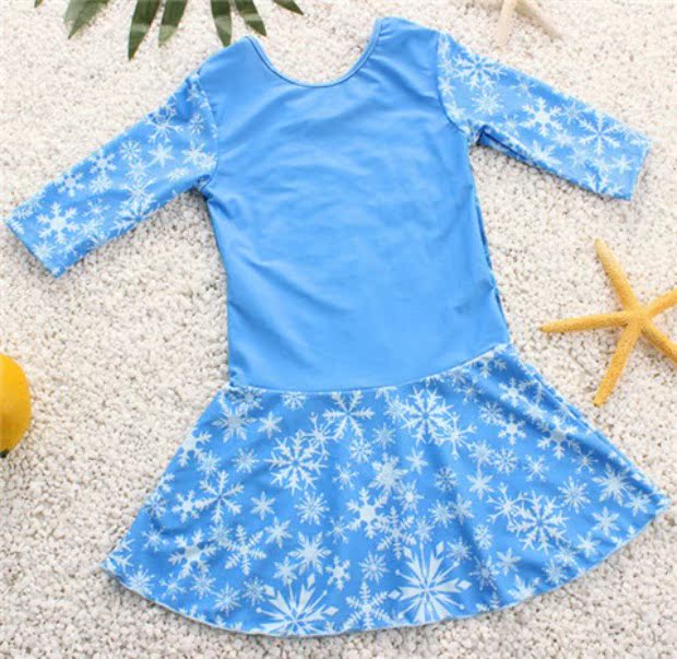 Áo tắm cho trẻ em Nữ công chúa Váy cho bé gái Chia tay dài - Bộ đồ bơi của Kid đồ bơi cho bé gái 12 tuổi