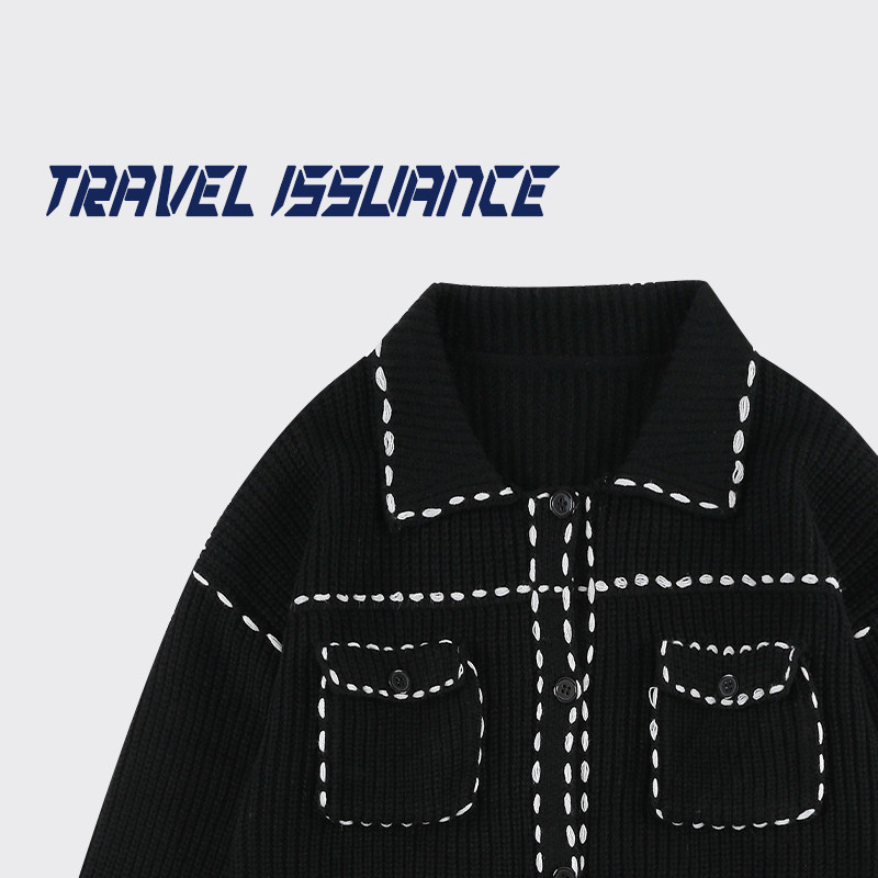 TRAVEL ISSUANCE Glance at the sketch Sketch Edge Design Sense Tide Card Brief pure Thins Men and Men