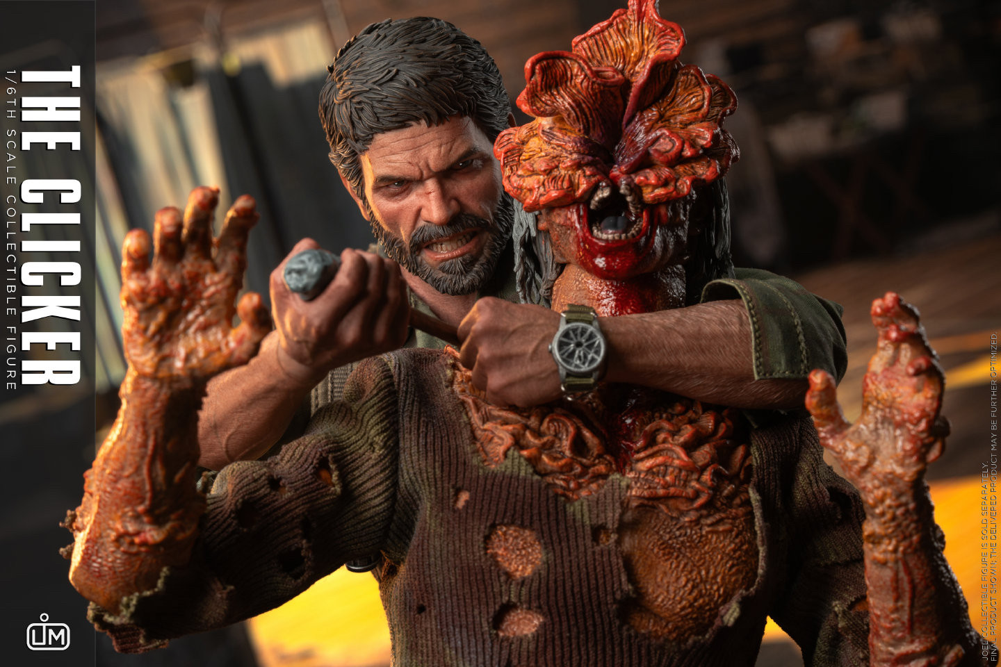 LimToys 1/6 The Last of Us The Clicker Zombie Action Figure In