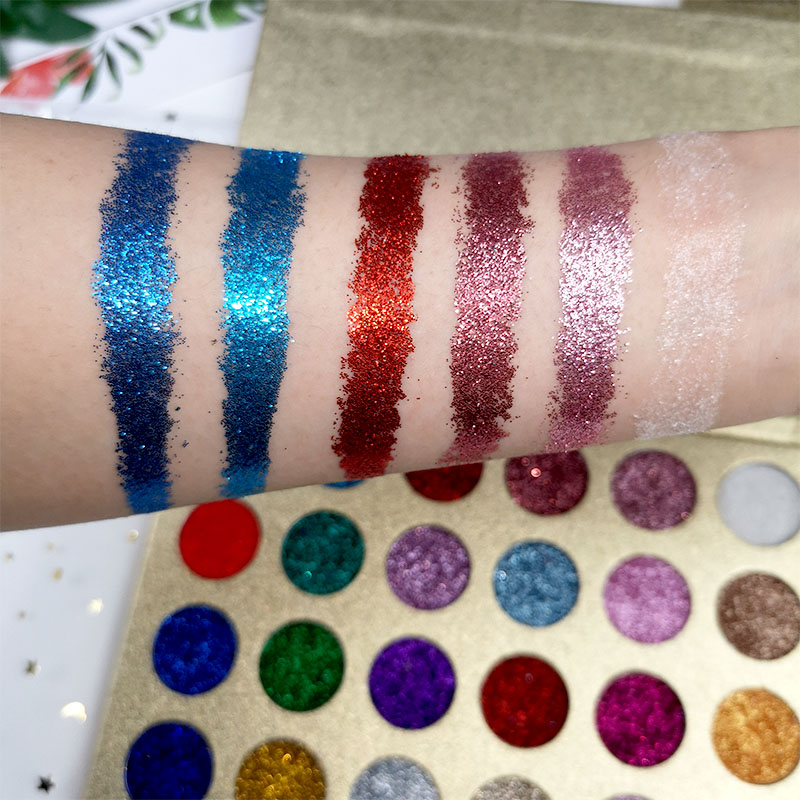 24-color flash powder eye shadow children's kindergarten special stage makeup performance shiny super flash cosmetics makeup full set