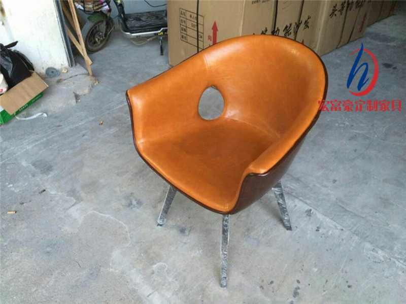 FRP tùy chỉnh thiết kế cổ điển ghế khách sạn ghế ăn bán văn phòng mô hình phòng nội thất ghế đục lỗ - Đồ nội thất thiết kế ghế