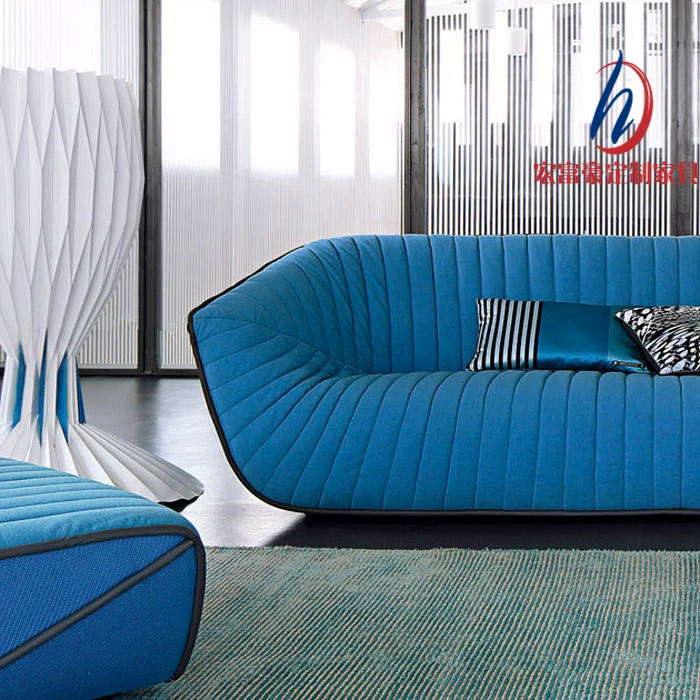 Thời trang Ý phong cách Roachburg cao cấp chuyên nghiệp nội thất biệt thự tùy chỉnh nhà máy hiện đại tối giản sofa vải - Đồ nội thất thiết kế