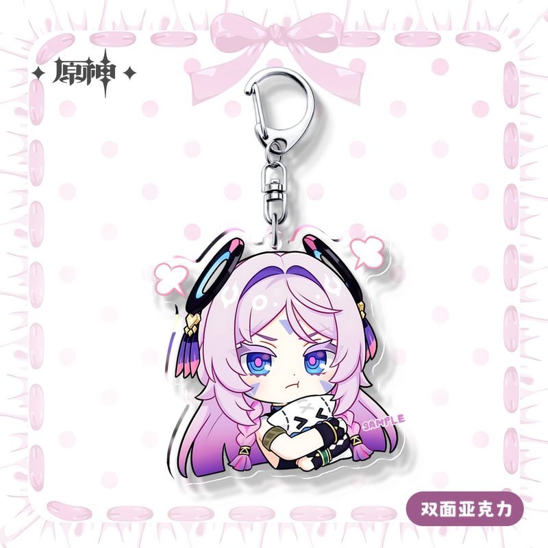 Genshin Impact Merchandise Keychain Xie Tialiu, Luo Ren, Ma Wei, Cute Pendant Gift for Friends