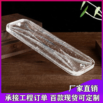Glass brick transparent square glass partition wall toilet bathroom Crystal brick hot melt transparent brick bubble brick