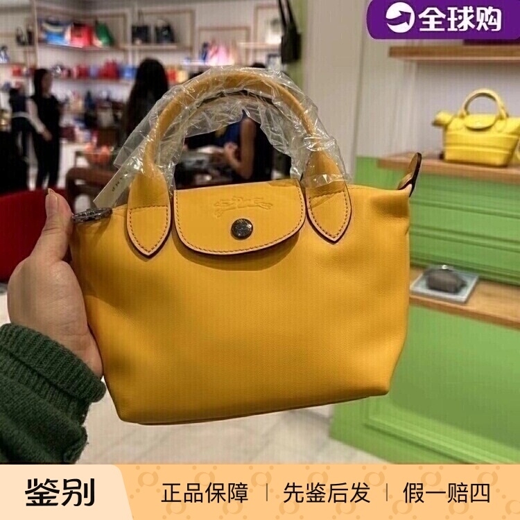 Longchamp Xtra Leather Mini Prince Wen Style Crossbody Longchamp Leather Sheepskin Dumpling Bag
