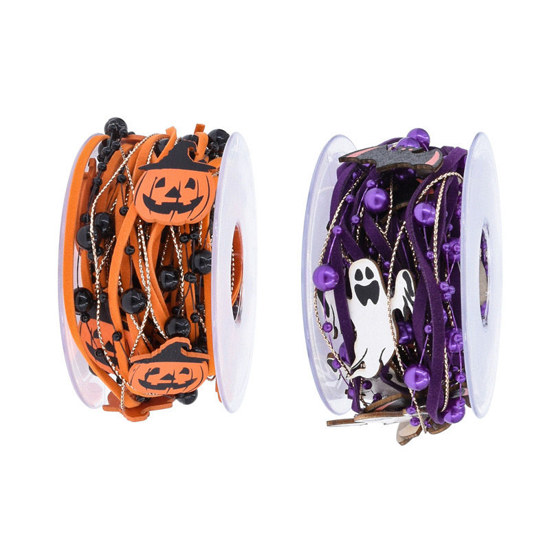 Packaging Ribbon Decorative Ribbon Happy Halloween Halloween Ribbon Webbing Lfb733