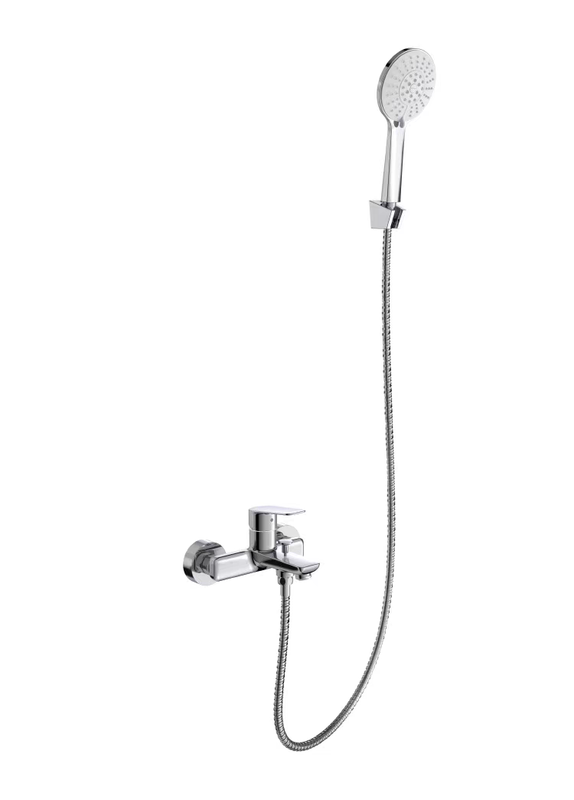 Jomoo P35311-764 Shower Bathtub Triple Faucet Lift Rod Shower Set Hot and Cold Water Mixing Valve