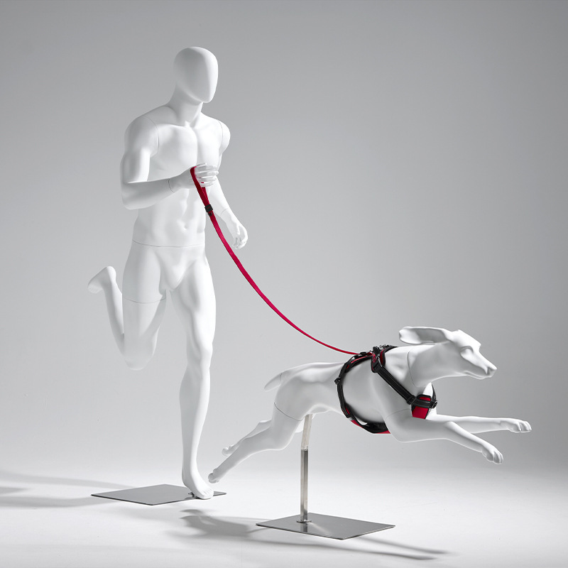 In-Stock Beagle Dog Model Pet Costume Props Dog Model Window Display Dog Figurine Running Hound Decoration