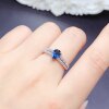 London blue topaz ring, main stone size 5*7mm