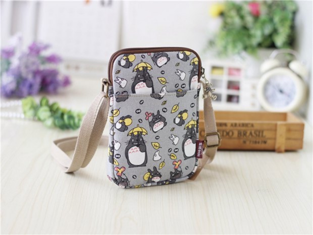 Messenger túi xách điện thoại di động nữ 2018 mới mini bag 6 inch dễ thương túi nhỏ s dễ thương đặt túi điện thoại di động ví nữ cầm tay