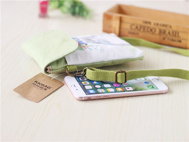 Túi đựng điện thoại di động nữ 2018 mới mini túi Messenger Túi nhỏ mini dọc 6 inch treo cổ túi điện thoại di động nam túi vải đeo chéo