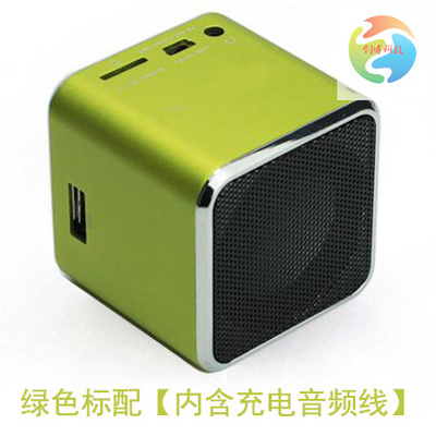 portable u-disk audio mini plable small speaker usb player mp3 mobile  subwoofer outdoor