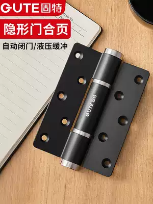 Gute invisible door hinge with door closer buffer invisible hydraulic spring hinge automatic closing positioning hinge