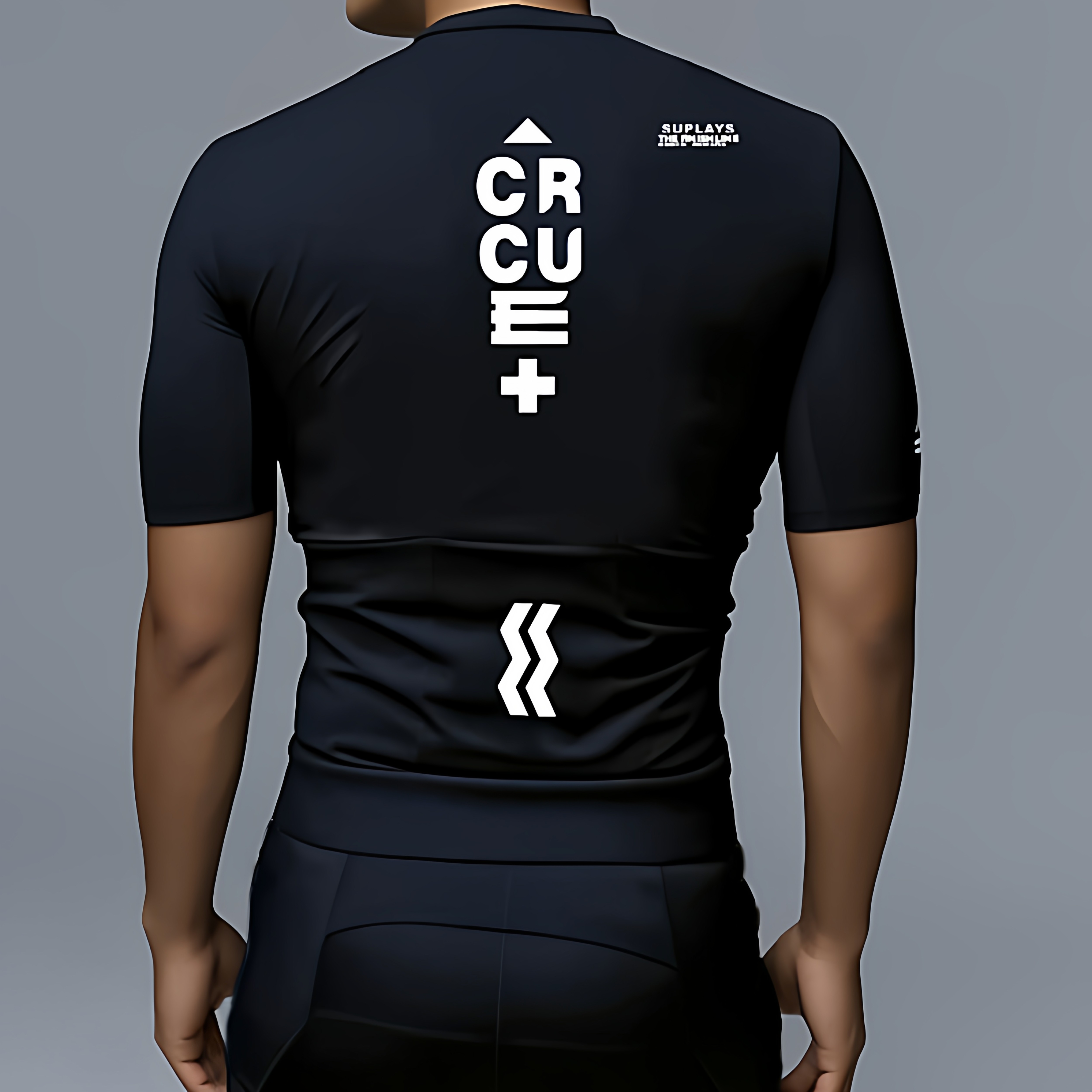 Велосипедный костюм CRCU 037 топ ледяной обсидиан S