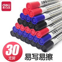 Deli whiteboard pen Whiteboard pen Erasable disposable blackboard pen Water-based erasable blackboard pen White board pen White board pen wholesale white board pen White board pen Erasable marker pen White board pen stationery