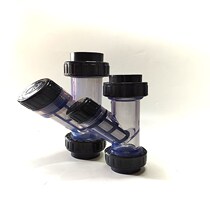 UPVC transparent filter Y type filter double by order filter Living with chemical acid and alkali resistant filter valve
