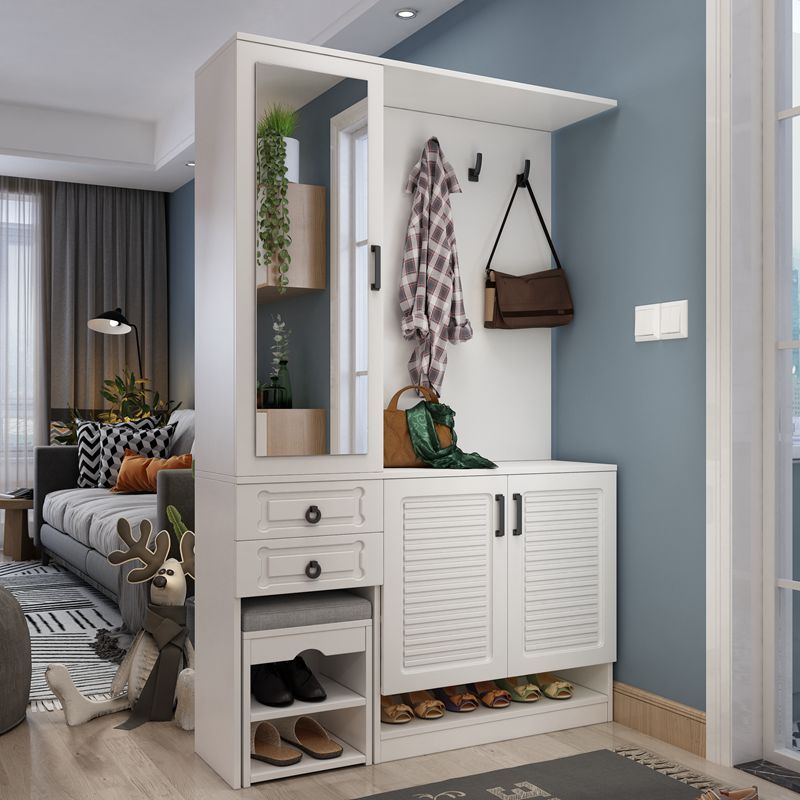 Shoes cabinet Home doorway Large-capacity containing cabinet minimalist modern door-room Multifunction Clothes hood hanging clothes hanger Xuanguancabinet