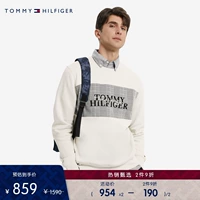 Мода Men's Mensing Commuting Color Fignature Topling Logo Round Sweater Sweater MW0MW20143