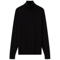 Tommy 24 new autumn and winter mens simple casual turtleneck bottoming sweater knitted woolen sweater MW0MW36537