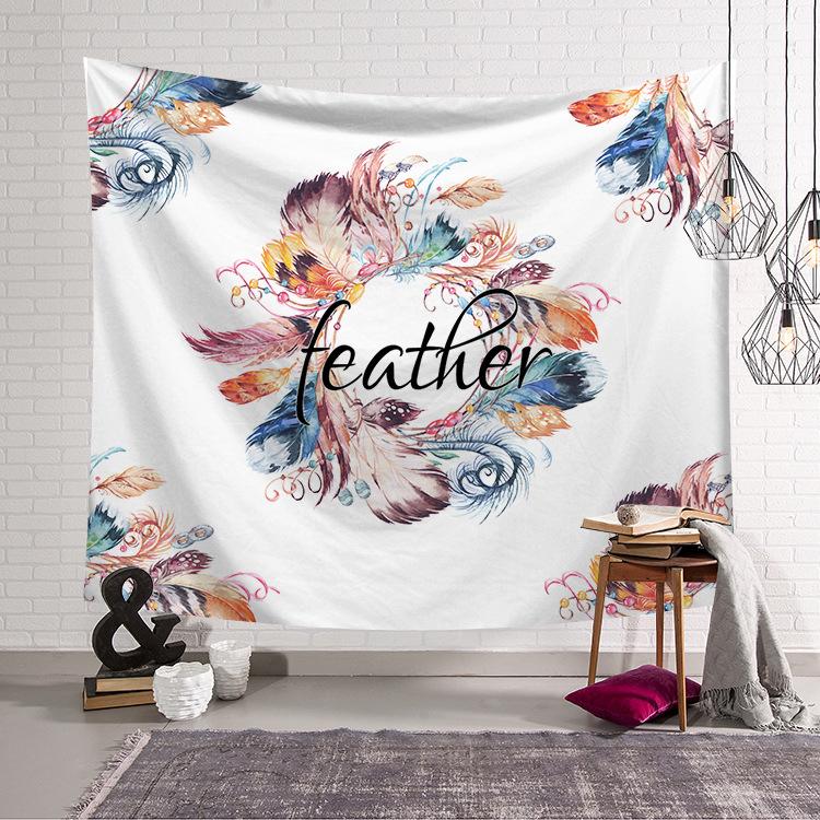 Ấn Độ hangar Ấn Độ mandala năng lượng tấm thảm trắng mờ gió bẫy hangover yoga mat khăn trải bàn - Tapestry tranh thảm treo tường
