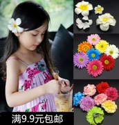 Hàn Quốc Frangipani Phụ kiện tóc Hoa Peony Head Gerbera Hair Clip Ren Clip Sun Flower Trâm cổ tay Hoa - Trâm cài