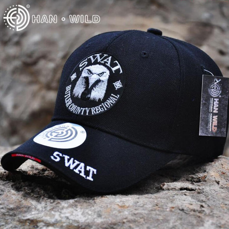 American counterterrorism CS embroidery tactical baseball cap outdoor male special soldier cab hat breathable shade duck hat