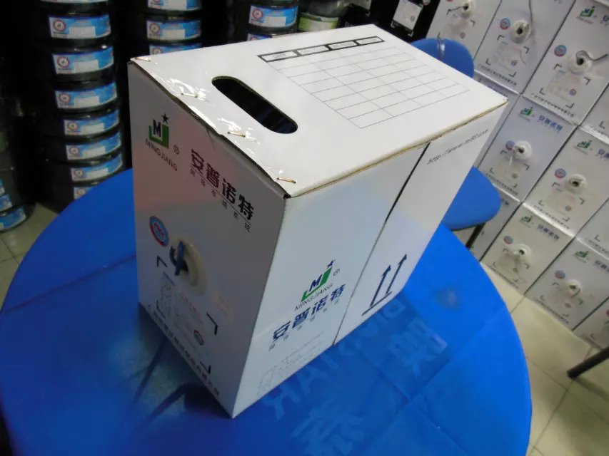 Ultra Five Categories Pure Copper Mesh Route 8 Core 0 5 Total Copper Computer Broadband Network Route Monitoring Twisted Pair 300 m Boxes