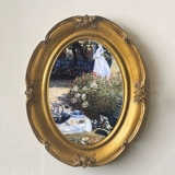 Ретро смола стена висящая фоторамка с рельефом дворцового дворца рельеф -рельеф