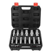 Dafei socket set short 6-corner 12-corner plum tooth-shaped socket extended 6-corner 12-corner socket car repair tools