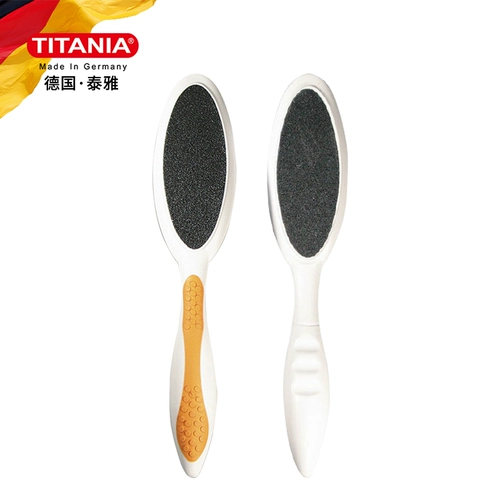 TITANIA/泰雅 Грубая и тонкая поверхностная поверхность с двойным шлифовальным устройством для ног до мертвой кожи Calluses 锉 3040b