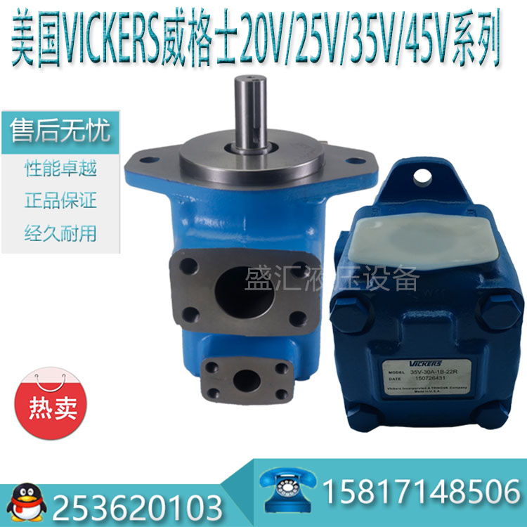 VICKERS 25V 35V 45V 20V V10 V20 Series Vane Pumps 21A 30A 60A 1C