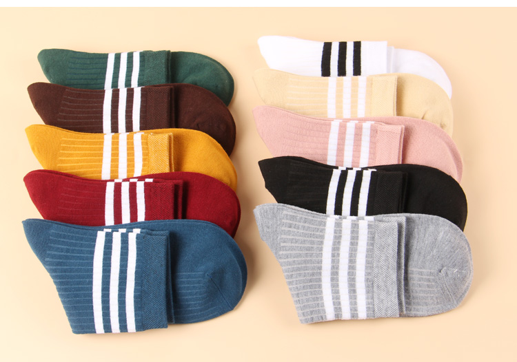 Cô mùa xuân, mùa hè và mùa thu, vớ ống, cotton, phần mỏng, kiểu đại học, phiên bản Hàn Quốc, cá tính, vớ thủy triều, khử mùi, thể thao hoang dã, vớ nữ - Bít tất nữ tất cao cổ cho bé gái