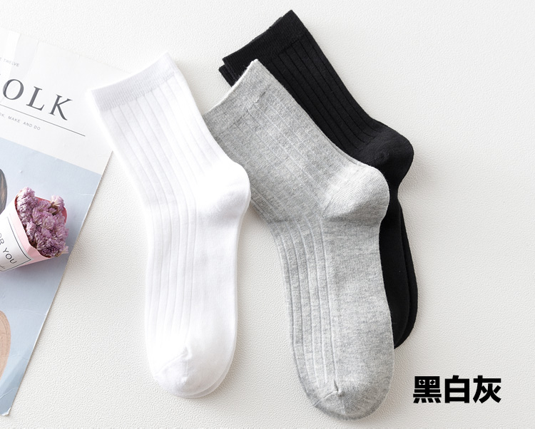 Quần tất nữ ống cotton mùa xuân và mùa thu mùa đông cotton nữ vớ không hôi chân không phai màu xu hướng vớ sinh viên vớ dài