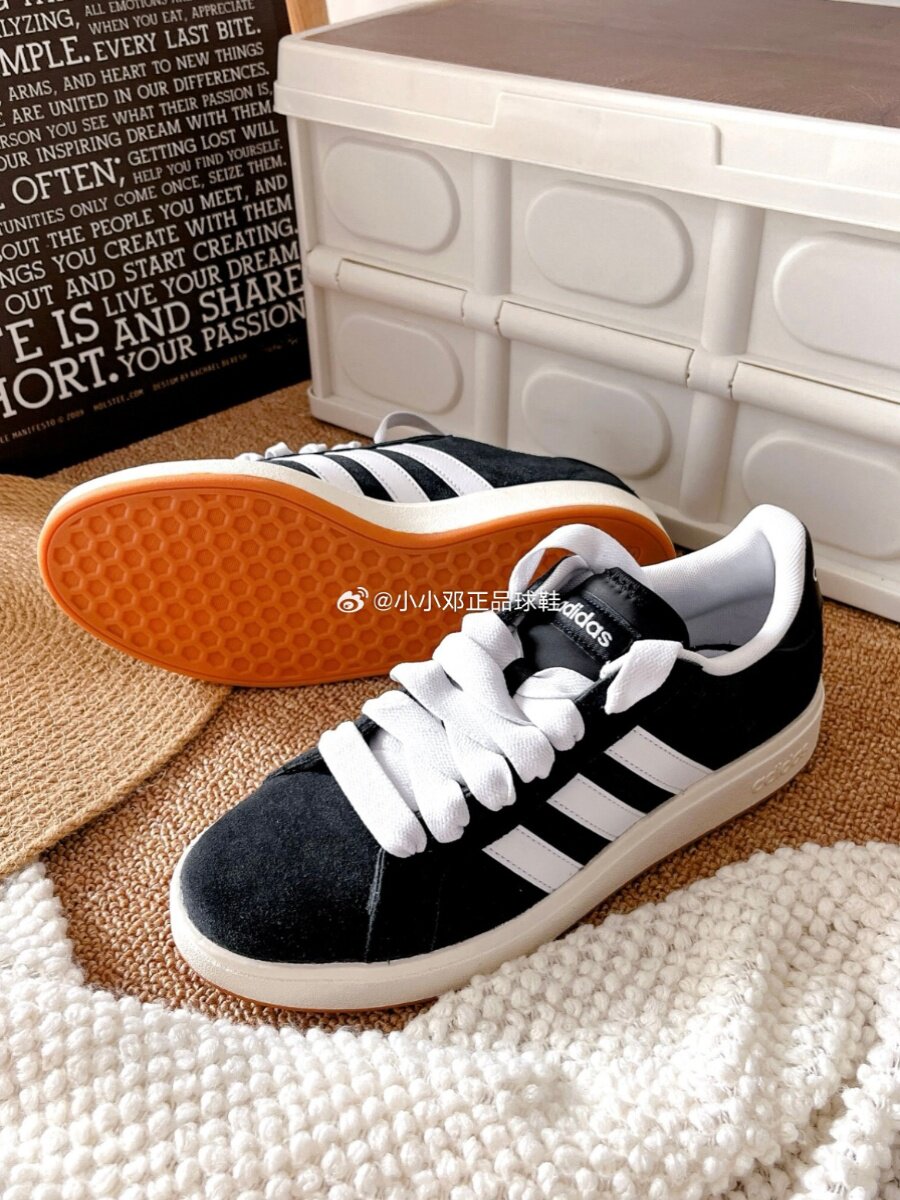 Adidas Grand Court Base IH6184，经典黑白板鞋的魅力何在？深度测评与推荐-板鞋-淘宝好物网
