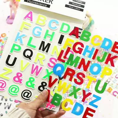 Children's 26 capital letters ABC stickers kindergarten reward small stickers 3D three-dimensional Primary School Stickers