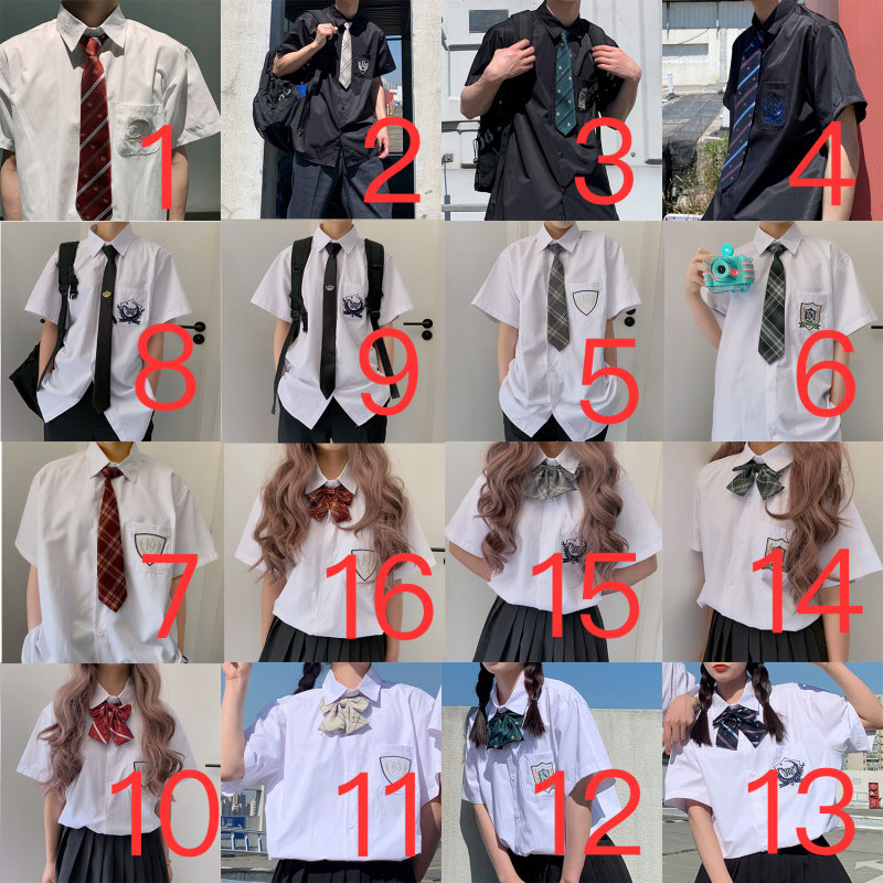 JK DK tie collar tie Ozai wardrobe trend 100 lap college wind uniforms 2021 new