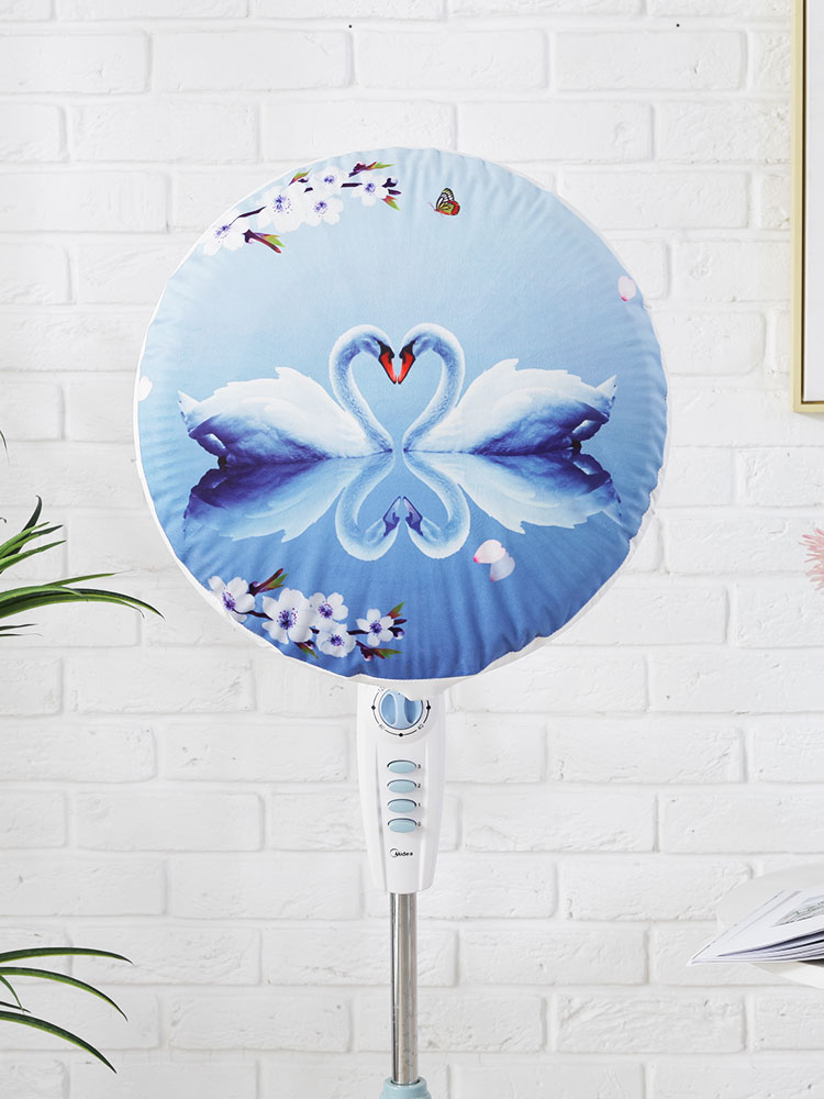 Fan cover Dust cover anti-pinch hand all-inclusive child floor-standing desktop Xiaomi home cloth art electric fan storage cover cover